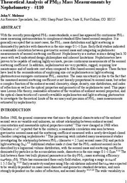 Theoretical Analysis of PM2.5 Mass Measurements by Nephelometry - #110