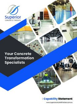 Your Concrete Transformation Specialists - Capability Statement www.superiorconcretefinishes.com.au - Superior Concrete Finishes