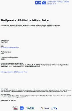 The Dynamics of Political Incivility on Twitter - CBS Research ...