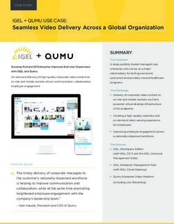 IGEL + QUMU USE CASE: Seamless Video Delivery Across a Global Organization