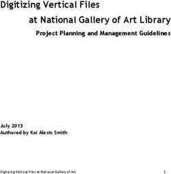 Digitizing Vertical Files at National Gallery of Art Library - Project Planning and Management Guidelines