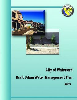 City of Waterford Draft Urban Water Management Plan 2005