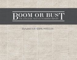 Oom or bus THE 2018 LEGAL TECH GO-TO-MARKET REPORT - HubSpot