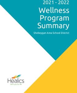 Wellness Program Summary 2021 - 2022 Sheboygan Area School District - Sheboygan Area ...