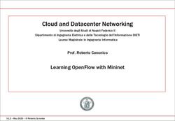 Cloud and Datacenter Networking