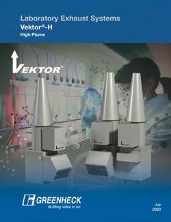 Laboratory Exhaust Systems Vektor-H - High Plume - July - Greenheck