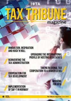 37th EDITION TAX TRIBUNE - magazine - Intra-European Organisation of Tax Administrations