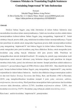 Common Mistakes in Translating English Sentences Containing Impersonal 'It' into Indonesian