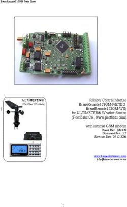 REMOTE CONTROL MODULE BIENEREMOTE128GM-METEO BIENEREMOTE128GM-WS FOR ULTIMETER WEATHER STATION PEET BROS CO., WWW.PEETBROS.COM WITH INTERNAL ...
