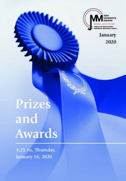 Prizes and Awards - January 2020 - American Mathematical ...