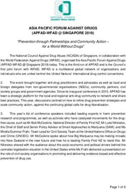 ASIA PACIFIC FORUM AGAINST DRUGS (APFAD-WFAD @ SINGAPORE 2019)