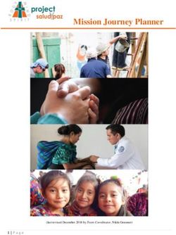 Mission Journey Planner - Project Salud y Paz