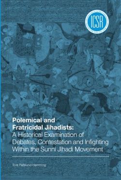 Polemical and Fratricidal Jihadists: A Historical Examination of Debates, Contestation and Infighting Within the Sunni Jihadi Movement - ICSR