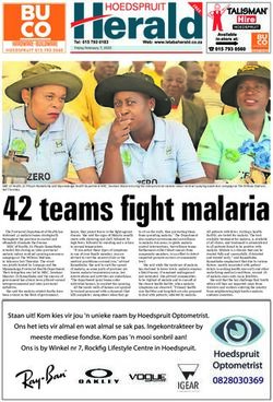 42 teams fight malaria - Letabaherald Epaper