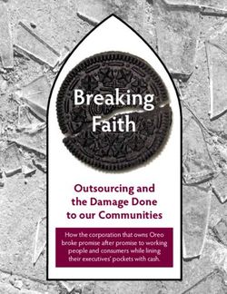Breaking Faith Outsourcing and the Damage Done to our Communities - How the corporation that owns Oreo broke promise after promise to working ...