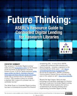 Future Thinking: ASERL's Resource Guide to Controlled Digital Lending for Research Libraries