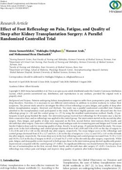 Effect of Foot Reflexology on Pain, Fatigue, and Quality of Sleep after Kidney Transplantation Surgery: A Parallel Randomized Controlled Trial