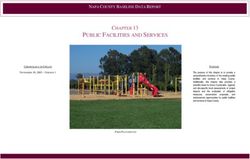 PUBLIC FACILITIES AND SERVICES - NAPA COUNTY BASELINE DATA REPORT - Napa Watersheds