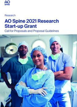 AO Spine 2021 Research Start-up Grant - Call for Proposals and Proposal Guidelines