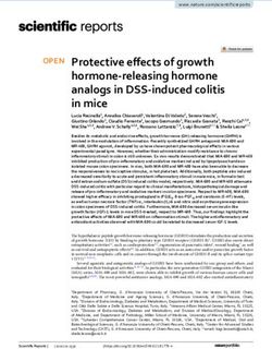 Protective effects of growth hormone releasing hormone analogs in DSS induced colitis in mice - Nature