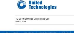1Q 2019 Earnings Conference Call - April 23, 2019 - United Technologies