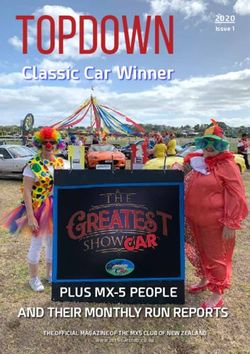 TOPDOWN 2020 Classic Car Winner - PLUS MX-5 PEOPLE AND THEIR MONTHLY RUN REPORTS - Mazda MX5 Club of New Zealand