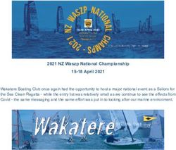 2021 NZ Waszp National Championship 15-18 April 2021 - Sailors for the ...