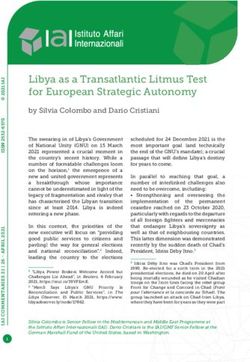 Libya as a Transatlantic Litmus Test for European Strategic Autonomy