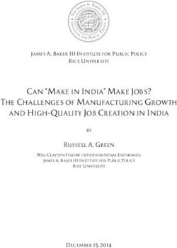 CAN "MAKE IN INDIA" MAKE JOBS? THE CHALLENGES OF MANUFACTURING GROWTH AND HIGH-QUALITY JOB CREATION IN INDIA
