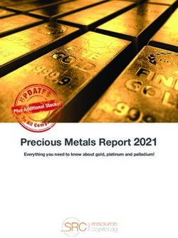 Precious Metals Report 2021 - Everything you need to know about gold, platinum and palladium! - Swiss Resource Capital AG
