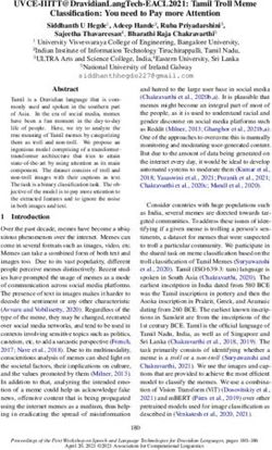 UVCE-IIITT@DravidianLangTech-EACL2021: Tamil Troll Meme Classification: You need to Pay more Attention