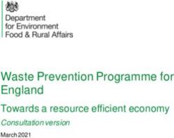 Waste Prevention Programme for England - Towards a resource efficient economy Consultation version - Consultation Hub