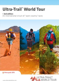 Ultra-Trail World Tour - 2nd edition An international circuit of "open-country"races