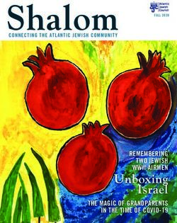 Shalom - Unboxing Israel REMEMBERING TWO JEWISH WWII AIRMEN - Atlantic Jewish Council