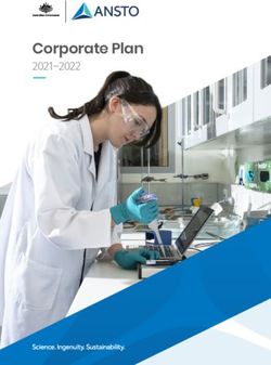 Corporate Plan 2021-2022 - Transparency Portal
