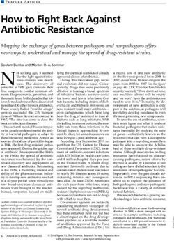 How to Fight Back Against Antibiotic Resistance