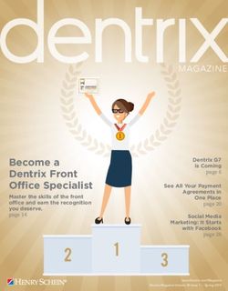 Become a Dentrix Front Office Specialist - Dentrix Magazine