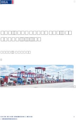 PRE-ANNOUNCEMENT OF TRUCK VISITS - USER MANUAL - Hhla