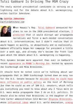 Tulsi Gabbard Is Driving The MSM Crazy - Consortiumnews