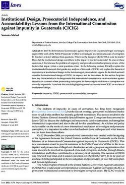 Institutional Design, Prosecutorial Independence, and Accountability: Lessons from the International Commission against Impunity in Guatemala (CICIG)