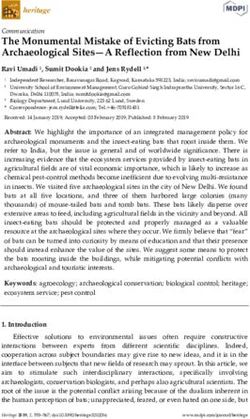 The Monumental Mistake of Evicting Bats from Archaeological Sites-A Reflection from New Delhi - MDPI