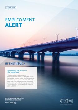 ALERT EMPLOYMENT - Cliffe Dekker Hofmeyr