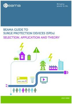 BEAMA GUIDE TO SURGE PROTECTION DEVICES =SPDs SELECTION, APPLICATION AND THEORY - Bringing power to life.