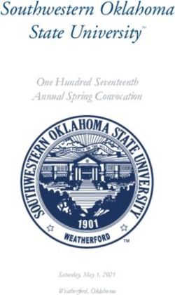 Southwestern Oklahoma State University - One Hundred Seventeenth Annual Spring Convocation