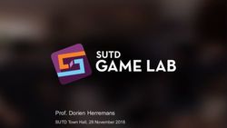 Prof. Dorien Herremans - SUTD Town Hall, 28 November 2018