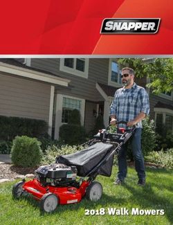 2018 Walk Mowers - Snapper