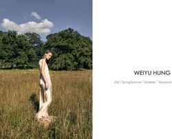 2021 Spring/Summer "Goddess " Storybook - London Fashion Week