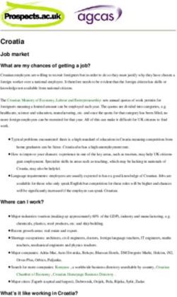 Croatia Job market What are my chances of getting a job?