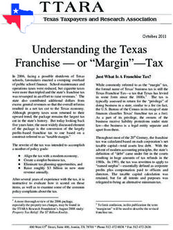 Understanding the Texas Franchise - or "Margin"-Tax
