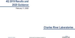 4Q 2019 Results and 2020 Guidance Charles River Laboratories